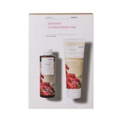 Korres Santorini Limited Edition Pink Blossom Shower Gel 250ml + Body Butter 235ml