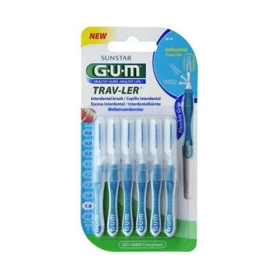 GUM Trav-Ler Μεσοδόντια βουρτσάκια 1,6 mm 6 brushes