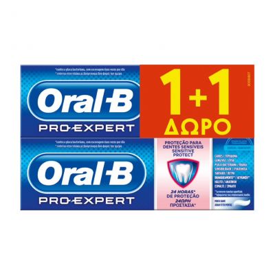 ORAL B Οδοντόκρεμα Pro - Expert Sensitive Protect 75ml 1+1ΔΩΡΟ 