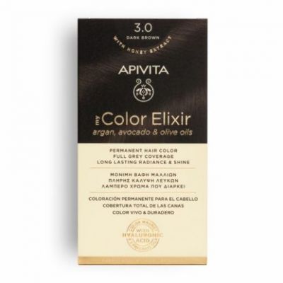 APIVITA My Color Elixir Βαφή Μαλλιών Dark Brown (Σκούρο Καστανό) 3.0