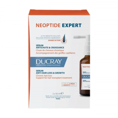 DUCRAY Neoptide Expert Lotion Ορός κατά της Τριχόπτωσης 2 x 50ml 