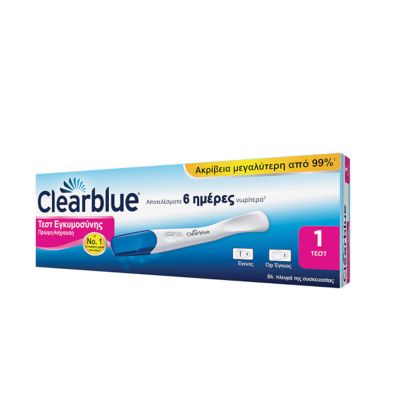 Clearblue Τεστ Εγκυμοσύνης Εξαιρετικά Πρώιμη Ανίχνευση 1τμχ