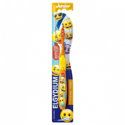 Elgydium Junior Emoji Toothbrush Οδοντόβουρτσα Για Παιδιά 7-12 Ετών 1τμχ