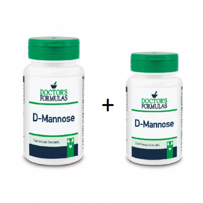 Doctors Formulas D-Mannose Συμπλήρωμα για το Ουροποιητικό Σύστημα 60caps + ΔΩΡΟ 30caps 