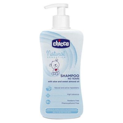 CHICCO Shampoo No Tears - Σαμπουάν Χωρίς Δάκρυα με Αλόη και Λάδι από γλυκά Αμύγδαλα 300ml