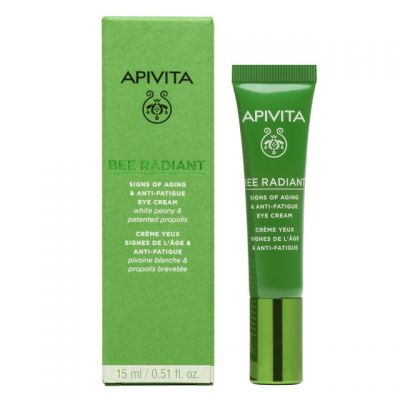 Apivita BEE RADIANT Κρέμα Ματιών για Σημάδια Γήρανσης & Ξεκούραστη Όψη