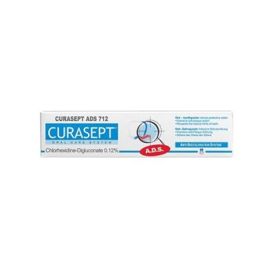 CURASEPT ADS 712 Οδοντόπαστα με Χλωρεξιδίνη 0,12% 75ml