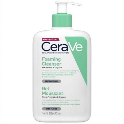 CeraVe Foaming Cleanser Καθαριστικό Gel Προσώπου & Σώματος 473ml