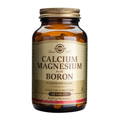 Solgar Calcium Magnesium Plus Boron 100 δισκία