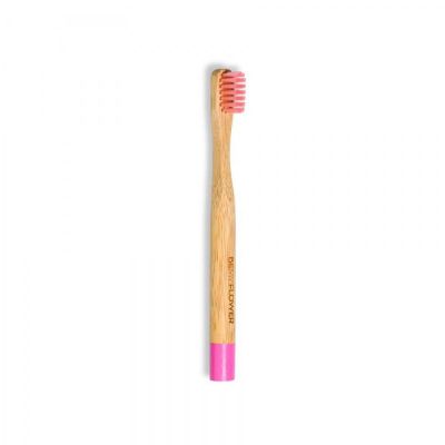 BeMyFlower KIDS Οδοντόβουρτσα Bamboo  Exta Soft Pink