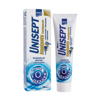 Intermed Unisept Implants Toothpaste Οδοντόκρεμα για Οδοντικά Εμφυτεύματα 100ml