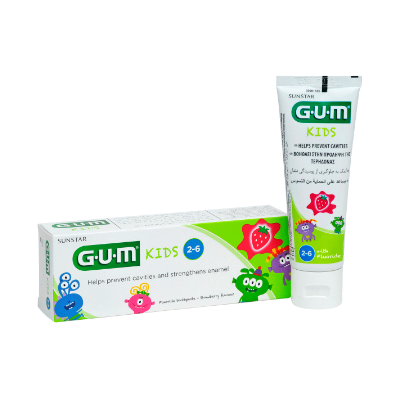 GUM Παιδική Οδοντόπαστα 3 ετών και άνω - Kids Toothpaste 50 ml με γεύση φράουλα