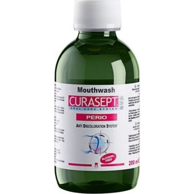 CURASEPT ADS 212 Perio Στοματικό Διάλυμα για Περιοδοντίτιδα με Χλωρεξιδίνη 0,12% και Υαλουρονικό Οξύ 200ml