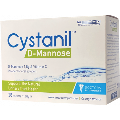Cystanil D-Mannose & Βιταμίνη C 1.8 gr 28 φακελάκια 