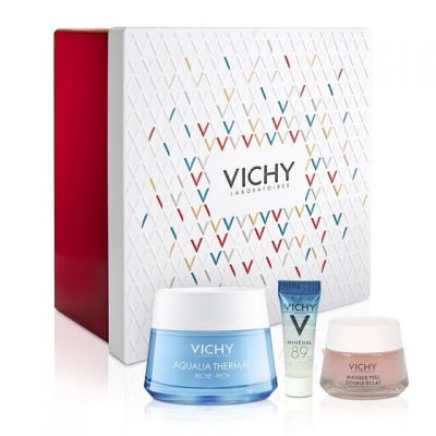 VICHY Promo Aqualia Thermal Rich 50ml + Δώρο Glow Peel Mask 15ml & Vichy Mineral 89 4ml