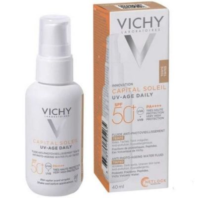 VICHY UV AGE SPF50+ Κατά της Φωτογήρανσης με Χρώμα 40ml