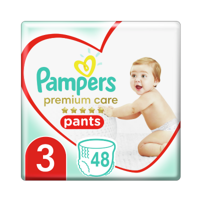 Pampers Premium Care Pants Νo 3 (6-11 kg) 48τμχ