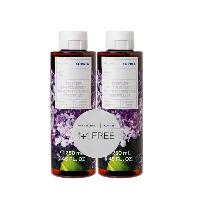 Korres PROMO Body Cleanser Lilac Αφρόλουτρο Πασχαλιά 250ml 1+1