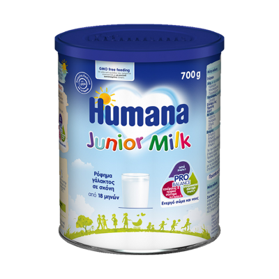 HUMANA Junior Milk 700gr άνω των 18 μηνών
