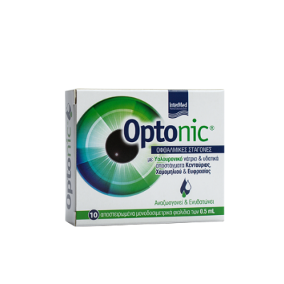Optonic Οφθαλμικές σταγόνες 10 αμπούλες 