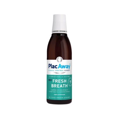 PLAC AWAY Fresh Breath Στοματικό Διάλυμα Κατά της Κακοσμίας 250ml