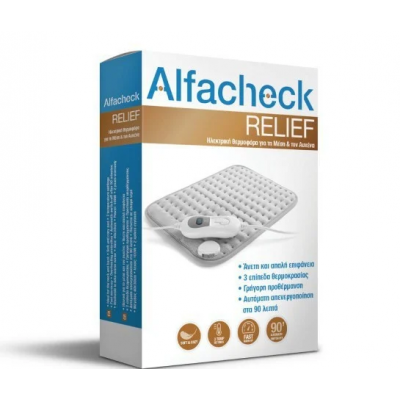 Alfacheck Relief Ηλεκτρική Θερμοφόρα για Μέση και Αυχένα 40 x 30cm 1τμχ