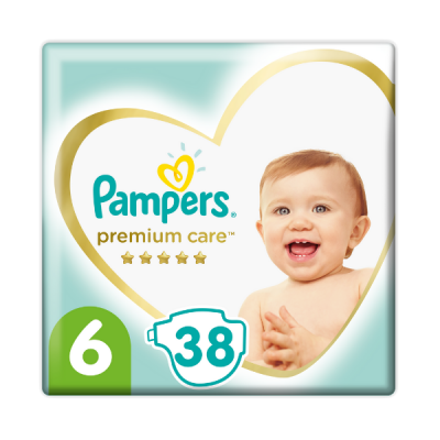 Pampers Premium Care No 6 13+ kg 38τμχ