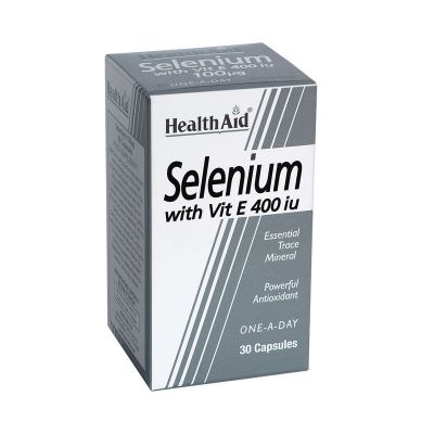 HEALTH AID Selenium with Vitamin E 400iu 30caps
