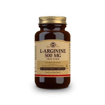 SOLGAR L-Arginine 500 mg x 50 Vegetable Capsules