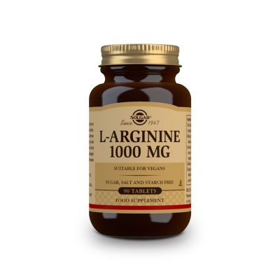 SOLGAR L-Arginine 1000 mg x 90 ταμπλέτες