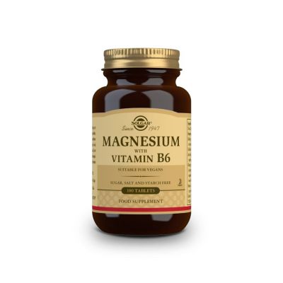 Solgar Magnesium with Vitamin B6 100Tablets