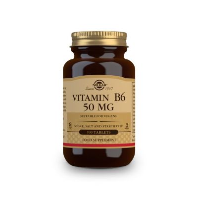 SOLGAR Vitamin B6 50mg x 100 ταμπλέτες