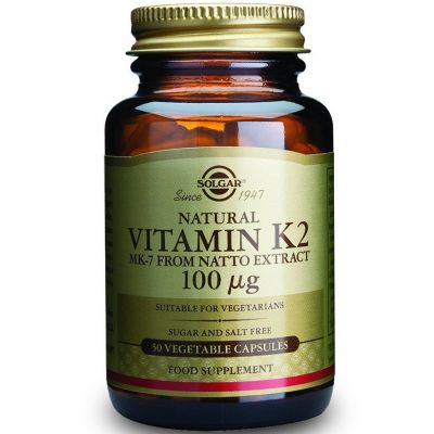 SOLGAR Vitamin K2 100μg x 50 κάψουλες