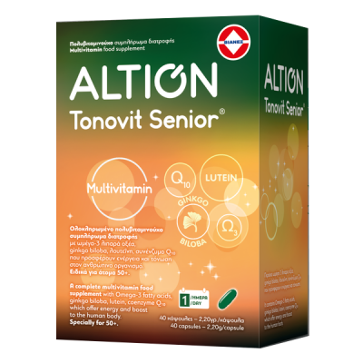 ALTION TONOVIT SENIOR  Multivitamin 40 softcaps    