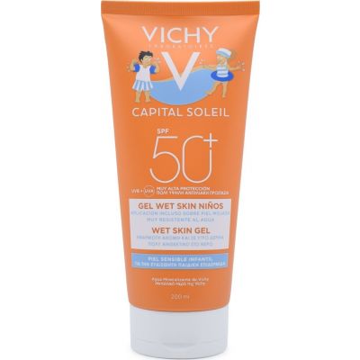 VICHY CAPITAL SOLEIL Παιδικό Αντηλιακό Gel Wet Skin SPF50 200ml