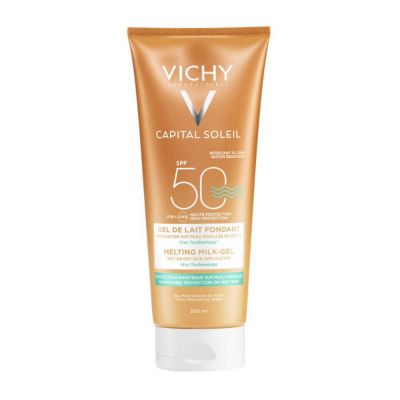 VICHY CAPITAL SOLEIL Wet Skin Αντιηλιακό Γαλάκτωμα σε μορφή Gel SPF50 200ml