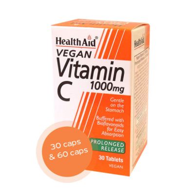 Health Aid Vitamin C 1000 mg vegan 30tabs