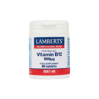 LAMBERTS Vitamin B12 1000μg 60caps