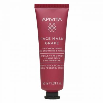 Apivita Face Mask Αντιρυτιδική και Συσφιγκτική Μάσκα Προσώπου Σταφύλι 50ml
