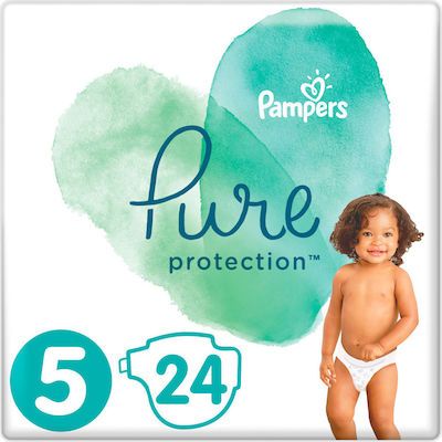 PAMPERS PURE PROTECTION No5 11+KG 24τμχ