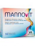 MannoVit  D-Μαννόζη & Εκχύλισμα Κράνμπερι 14 φακελάκια x 4 g